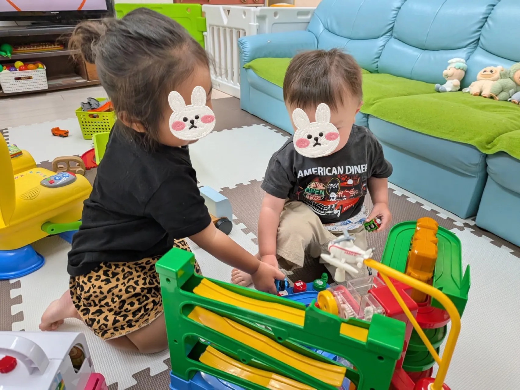 2ヶ月ぶりの再会♡ 今度はお友達と一緒に遊びに来てくれました🌺