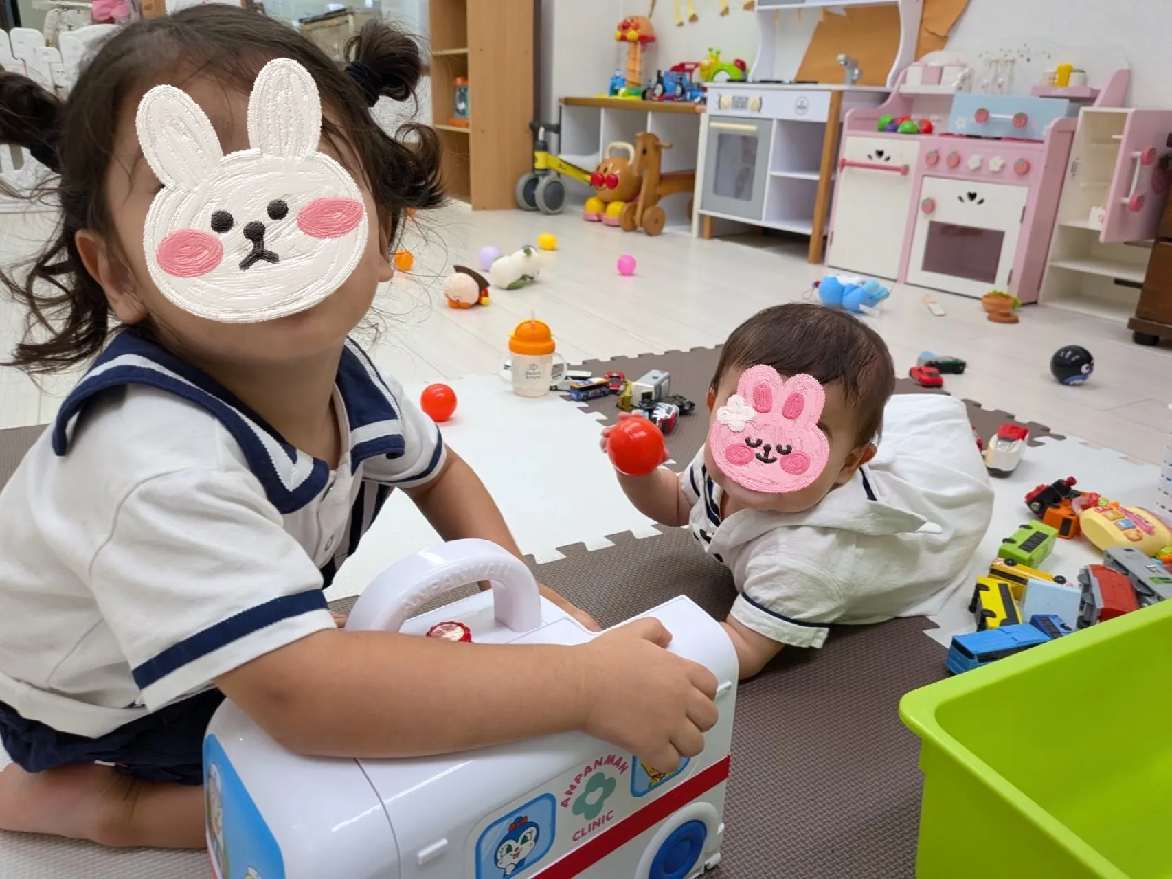宮古島に帰ってくるたびに、何度も遊びに来てくれる兄妹ちゃん♡