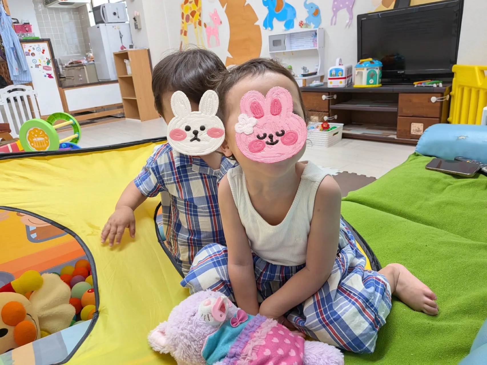 お姉ちゃんになって、また遊びに来てくれました♡｜宮古島の一時預かり